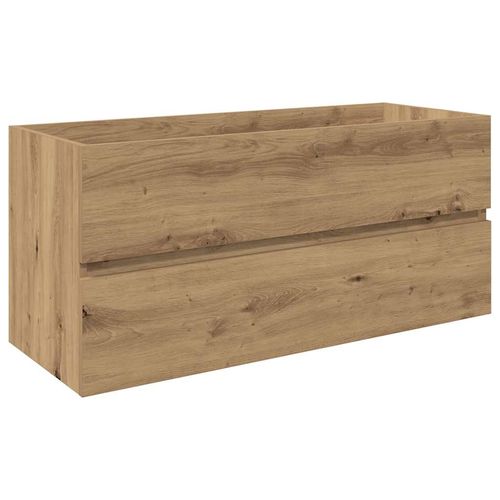 Szafka pod umywalkę z wbudowaną umywalką i baterią dąb artisan na Arena.pl