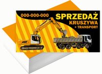 Wizytówki firmowe 100szt DUŻO WZORÓW do wyboru SPRZEDAŻ KRUSZYWA