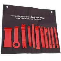 ŚCIĄGACZE KLUCZE ŁYŻKI NARZĘDZIA DO DEMONTAŻU TAPICERKI ZESTAW 11EL