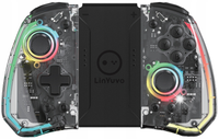 Bezprzewodowy kontroler pad do Nintendo Switch Joypad Linyuvo KS40-1 RGB BT