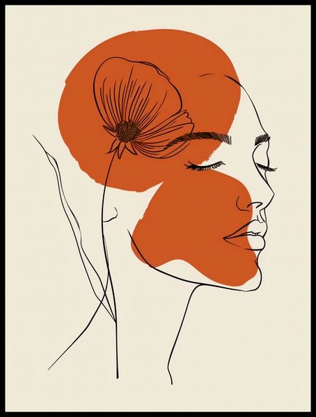 Plakat 60x80cm Ciepło Kwiatu zdjęcie 2