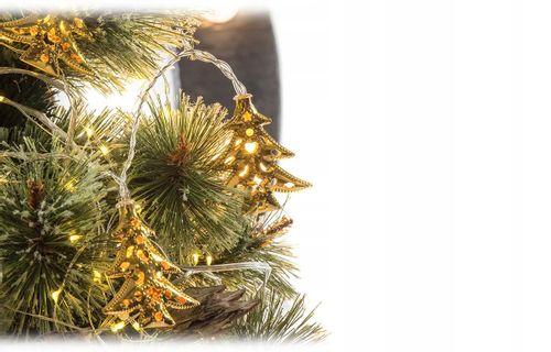 Choinki Złote Lampki LED na Baterie Łańcuch CH42 T na Arena.pl