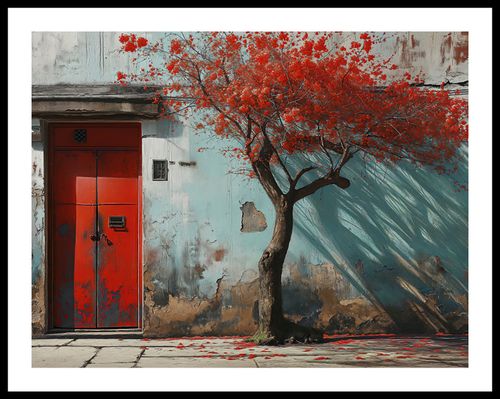 Plakat 65x50cm Widok Na Dawne na Arena.pl