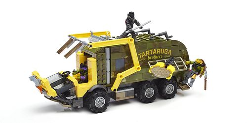 Mega Bloks Ninja Turtles Battle Truck 411 elementów na Arena.pl