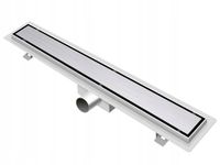 Odpływ Liniowy Prysznicowy 80cm 2w1 Wysoka Przepustowość Syfon Stal