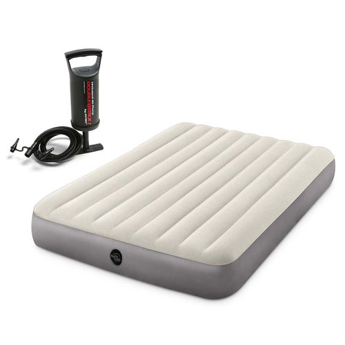 Materac dmuchany 203x152x25 cm z pompką tłokową INTEX 64103 na Arena.pl