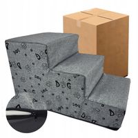 SCHODY schodki dla psa 3 STOPNIE 30 cm STABILNE rampa podest