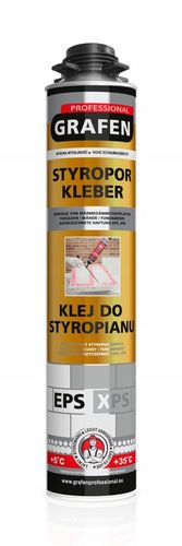 Klej do styropianu XPS EPS GRAFEN PROFESSIONAL PIANA PIANOKLEJ 750 ml na Arena.pl