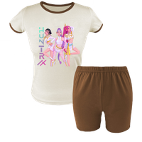 Krótka Piżama dziecięca - K-Pop Demon Hunters - Łowczynie Demonów