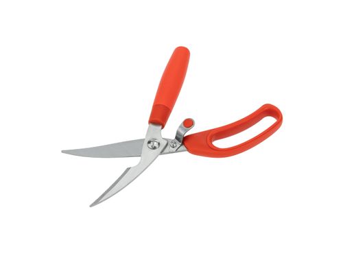 Nożyce nożyczki uniwersalne kuchenne do krojenia dzielenia 24cm czerwony na Arena.pl