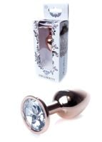 plug jewellery red gold plug  clear