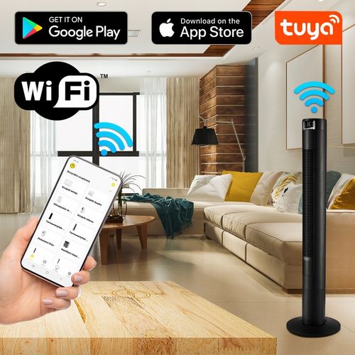 Wentylator kolumnowy stojący Cichy Yoer +10m zasięg 4 tryby Jonizacja na Arena.pl