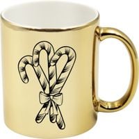 KUBEK ZŁOTY PREMIUM PREZENT ŚWIĄTECZNY BOŻE NARODZENIE MIKOŁAJKI