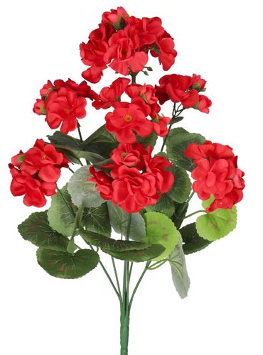 SZTUCZNE KWIATY ROŚLINY PELARGONIA BUKIET 45CM GĘSTY JAK ŻYWA na Arena.pl