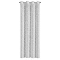 Firana gotowa Raya 140x250 biała haft 120GSM przelotki