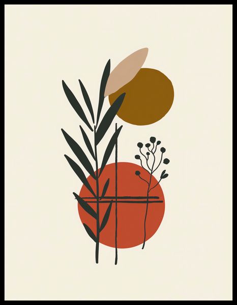 Plakat 50x65cm Kontrast w Botanice zdjęcie 2