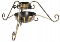 STALOWY STABILNY STOJAK CHOINKOWY, POD CHOINKĘ SH5 Z POJEMNIKIEM NA WODĘ