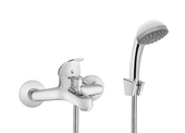 bateria wannowa jednouchwytowa ścienna - h/bw-05-001