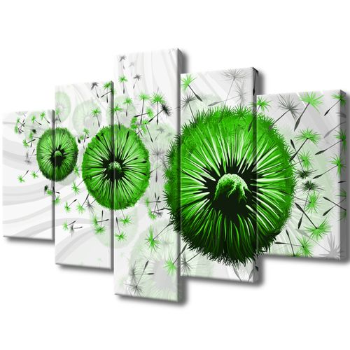 Obraz Płótno 100X63 Zielone Dmuchawce 5 na Arena.pl