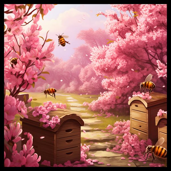 Plakat 60x60cm Życie w Ulach zdjęcie 2