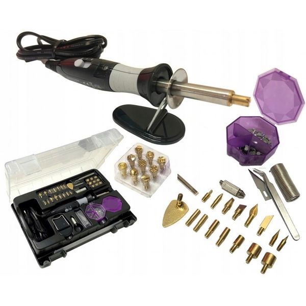 Lutownica Wypalarka do Drewna Pirograf do Skóry zdjęcie 2