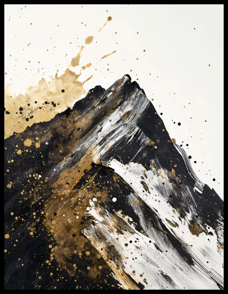 Plakat 50x65cm Złote Szczyty zdjęcie 2