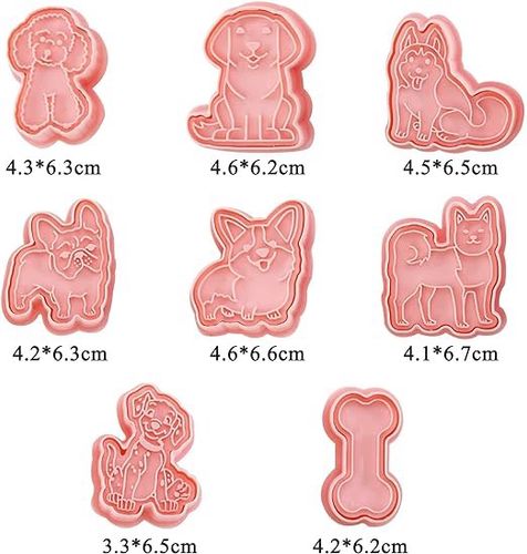 Foremki do ciastek do wycinania 3D z motywem psów na Arena.pl