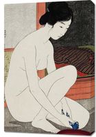 Obraz 60x90cm Yokugo No Onna, Hashiguchi Japoński Vintage