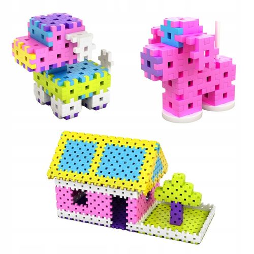 KLOCKI KONSTRUKCYJNE WAFLE MELI BASIC TRAVEL BOX 1000 EL PUZZLE 3D GOFRY na Arena.pl