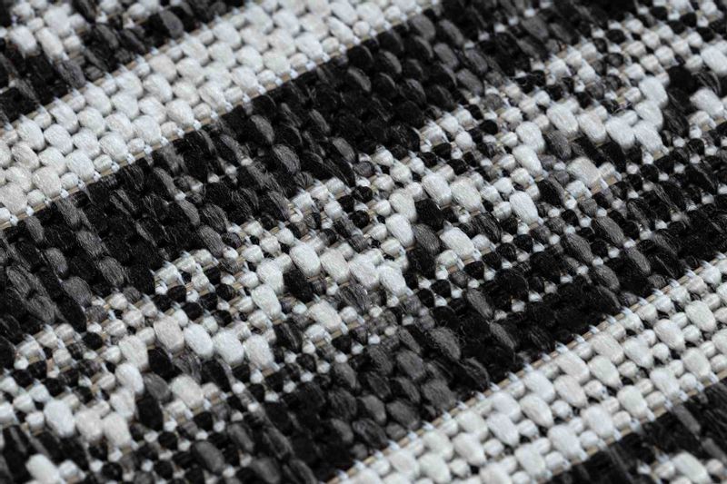 RUG/LU/VINEA/ZIGZAK/BLACK+WHITE/140x190 zdjęcie 5