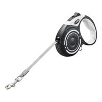 Smycz Automatyczna Dogness 5m Z Latarką i Workami Szara