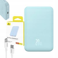 BASEUS MAGNETYCZNY POWERBANK MAGSAFE 5000MAH ŁADOWANIE INDUKCYJNE QC 20W