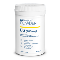 ForMeds Powder B5 Witamina B5 Kwas Pantotenowy 200 mg 60 porcji