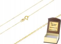 Złoty łańcuszek pełny ankier Próba 585 50 cm