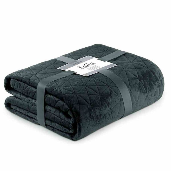 BEDS/AH/LAILA/GRAPHITE+SILVER/240x260 zdjęcie 2