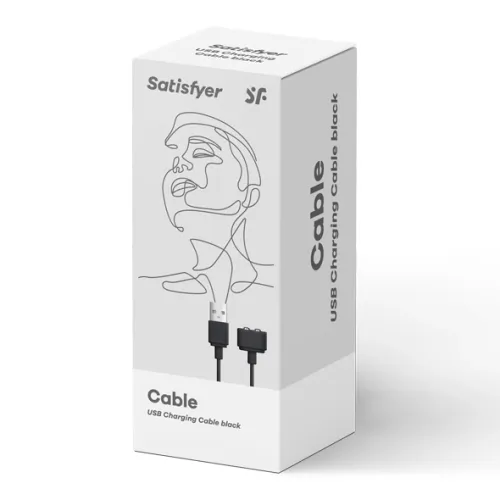 Kabel do ładowania - Satisfyer USB Charging Cable Black na Arena.pl