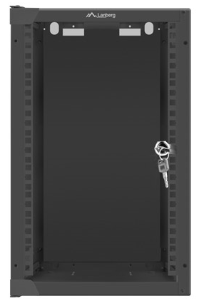 9U Szafa RACK wisząca 10" czarna Lanberg zdjęcie 1