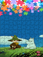 Puzzle tradycyjne Muminki