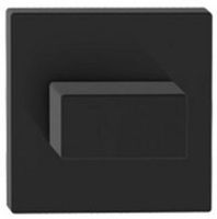 SZYLD DOLNY - CZARNY - KWADRAT - BLOKADA WC