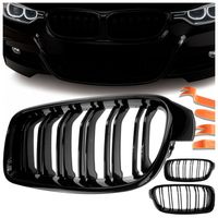 Nerki grill atrapa maski do BMW 3 F30 F31 M Pakiet Czarny Połysk M3
