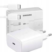 Samsung Ładowarka sieciowa Samsung USB typ C USB 45W +kabel biała