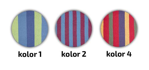 Duży hamak ogrodowy jednoosobowy 200x85cm na Arena.pl