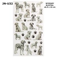 Naklejki w różnych wzorach - Wzór: JN-U32