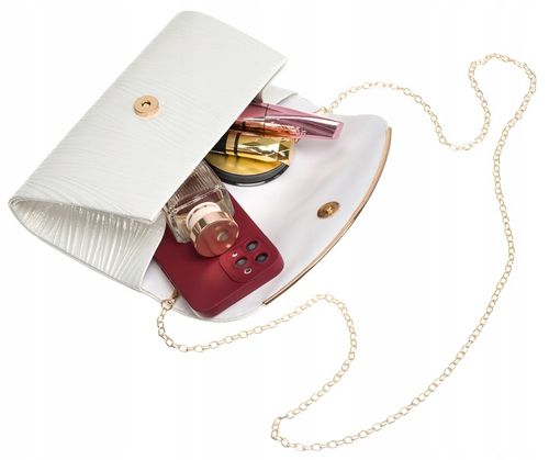 Kopertówka damska torebka wizytowa wieczorowa listonoszka z klapką Rovicky na Arena.pl