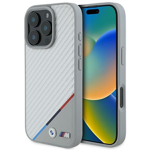 Etui BMW do iPhone 16 Pro 6.3"", Szary MagSafe zdjęcie 1