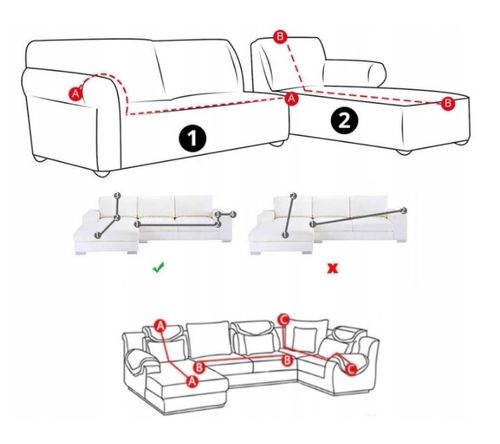 POKROWIEC NA NAROŻNIK KANAPĘ SOFĘ WELUR PREMIUM na Arena.pl