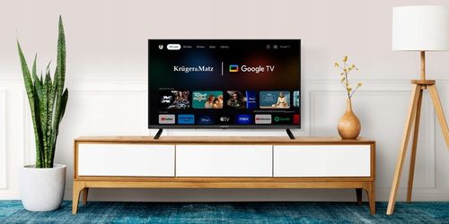 Telewizor 32'' HD Google TV Kruger&Matz DVB-T2/S2/T/C H.265 HEVC na Arena.pl