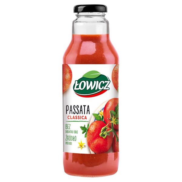 Łowicz Passata Classica Przecier pomidorowy 550 g zdjęcie 1