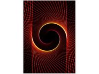 70X50CM OBRAZ CZERWONA SPIRALA ABSTRAKCJA ŚCIAN