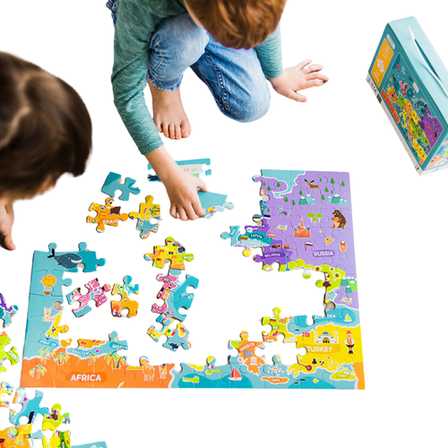 Puzzle Dodo Toys Puzzle Mapa Europy 100 Elementów Puzzle Dla Dzieci 300124 na Arena.pl